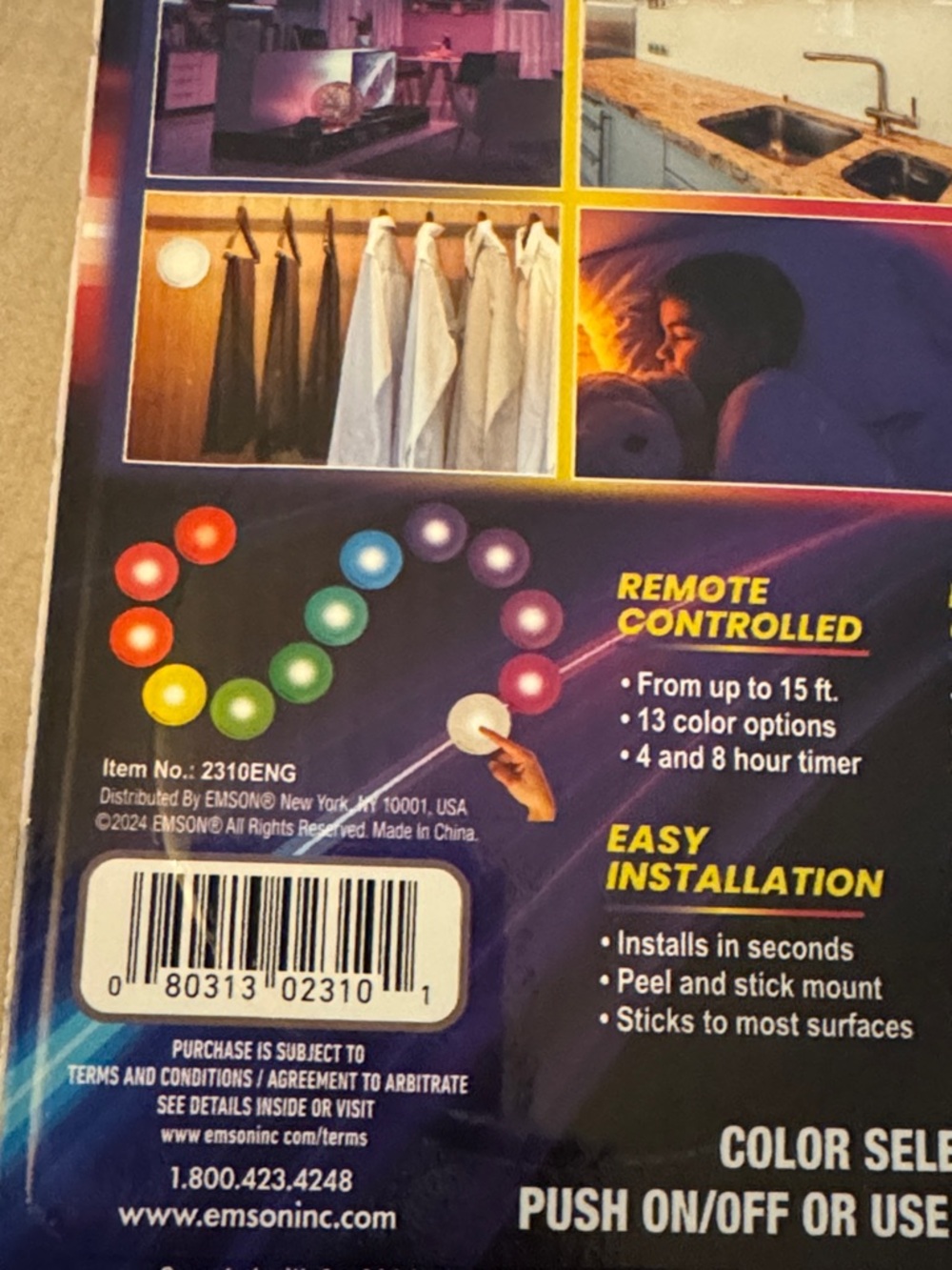 Color changing wireless LED lights - Picture 3 of 3